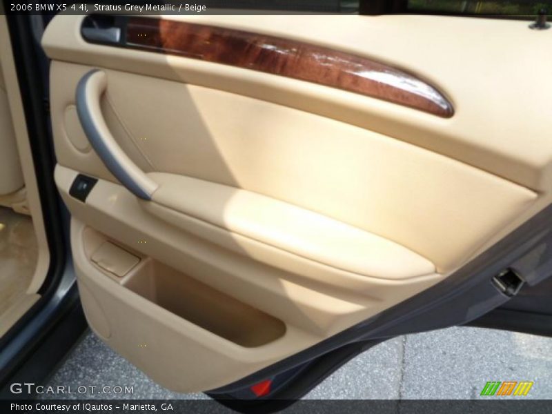 Stratus Grey Metallic / Beige 2006 BMW X5 4.4i