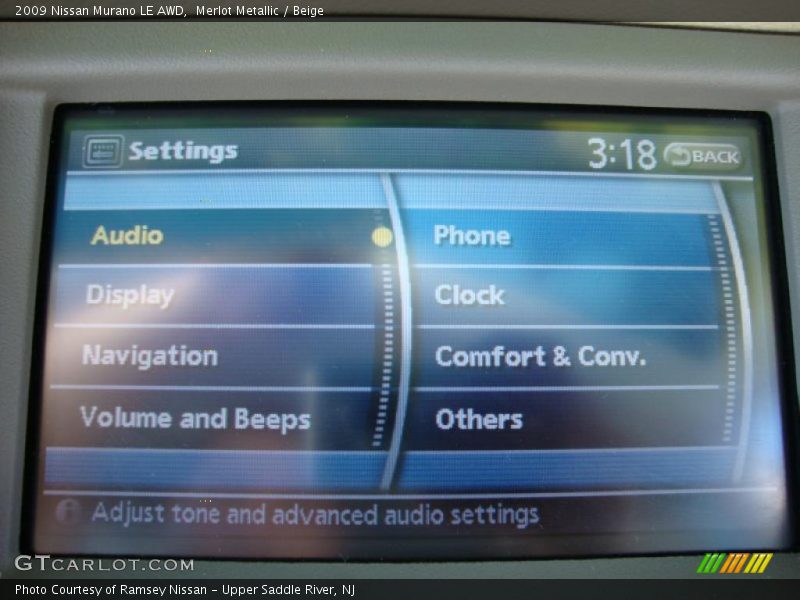 Merlot Metallic / Beige 2009 Nissan Murano LE AWD