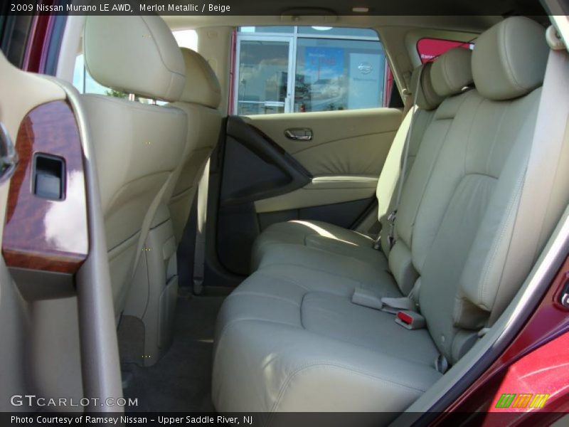 Merlot Metallic / Beige 2009 Nissan Murano LE AWD