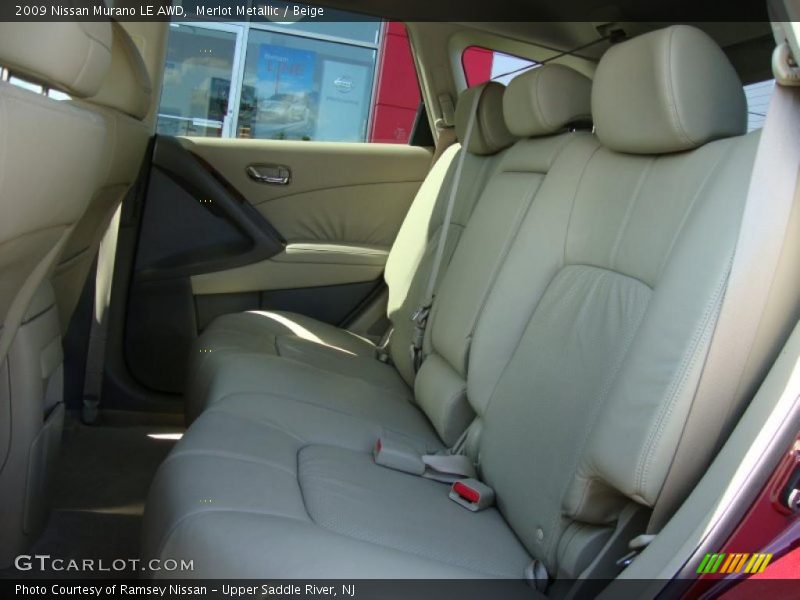 Merlot Metallic / Beige 2009 Nissan Murano LE AWD