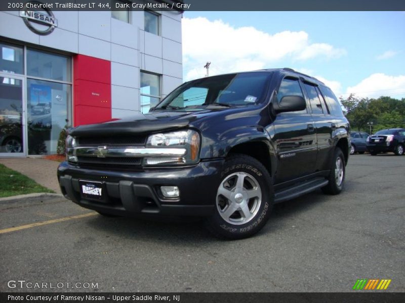 Dark Gray Metallic / Gray 2003 Chevrolet TrailBlazer LT 4x4