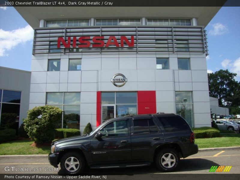Dark Gray Metallic / Gray 2003 Chevrolet TrailBlazer LT 4x4