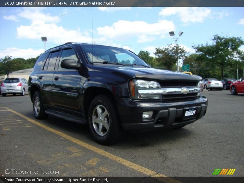Dark Gray Metallic / Gray 2003 Chevrolet TrailBlazer LT 4x4