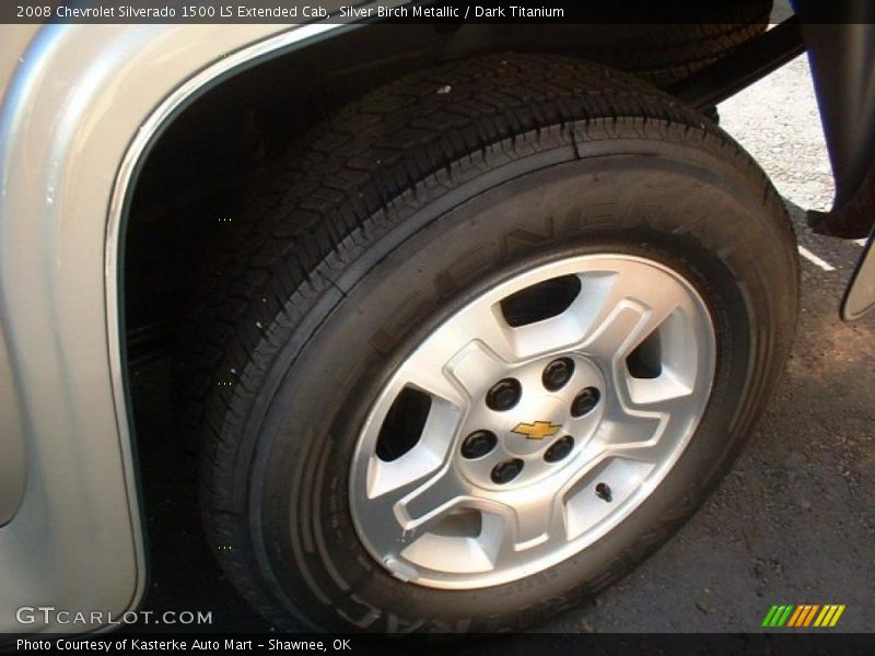 Silver Birch Metallic / Dark Titanium 2008 Chevrolet Silverado 1500 LS Extended Cab