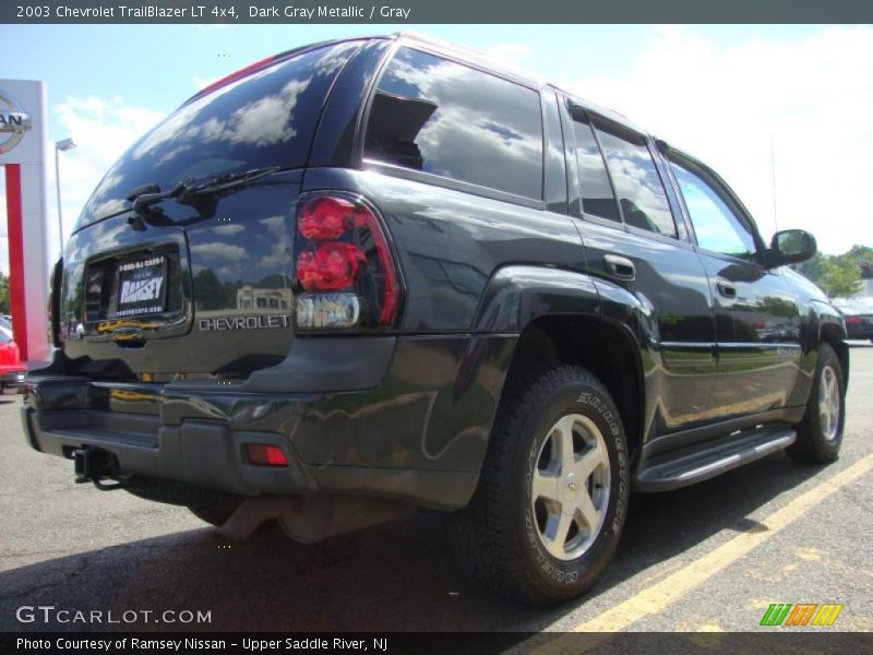 Dark Gray Metallic / Gray 2003 Chevrolet TrailBlazer LT 4x4