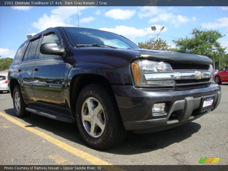 Dark Gray Metallic / Gray 2003 Chevrolet TrailBlazer LT 4x4