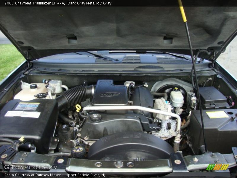 Dark Gray Metallic / Gray 2003 Chevrolet TrailBlazer LT 4x4