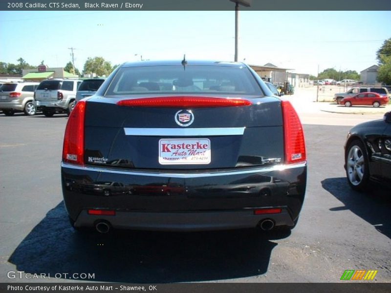 Black Raven / Ebony 2008 Cadillac CTS Sedan