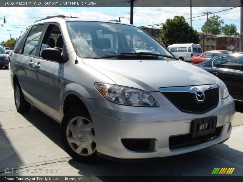 Sunlight Silver Metallic / Gray 2005 Mazda MPV LX