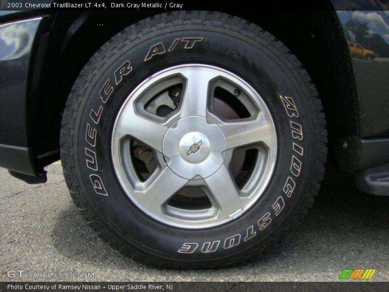 Dark Gray Metallic / Gray 2003 Chevrolet TrailBlazer LT 4x4