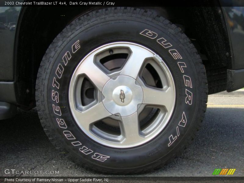 Dark Gray Metallic / Gray 2003 Chevrolet TrailBlazer LT 4x4