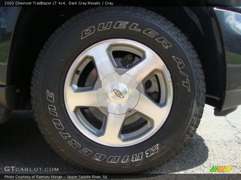 Dark Gray Metallic / Gray 2003 Chevrolet TrailBlazer LT 4x4