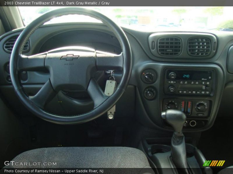 Dark Gray Metallic / Gray 2003 Chevrolet TrailBlazer LT 4x4