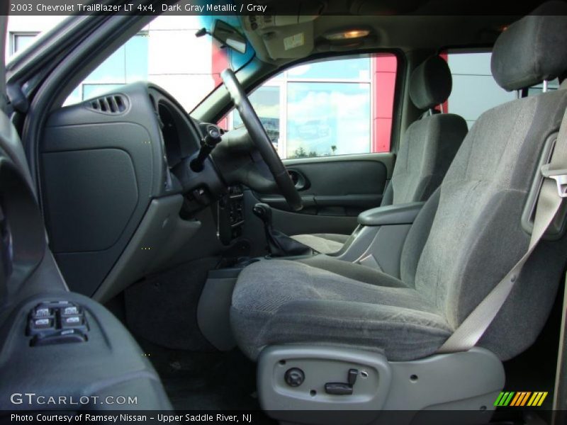 Dark Gray Metallic / Gray 2003 Chevrolet TrailBlazer LT 4x4