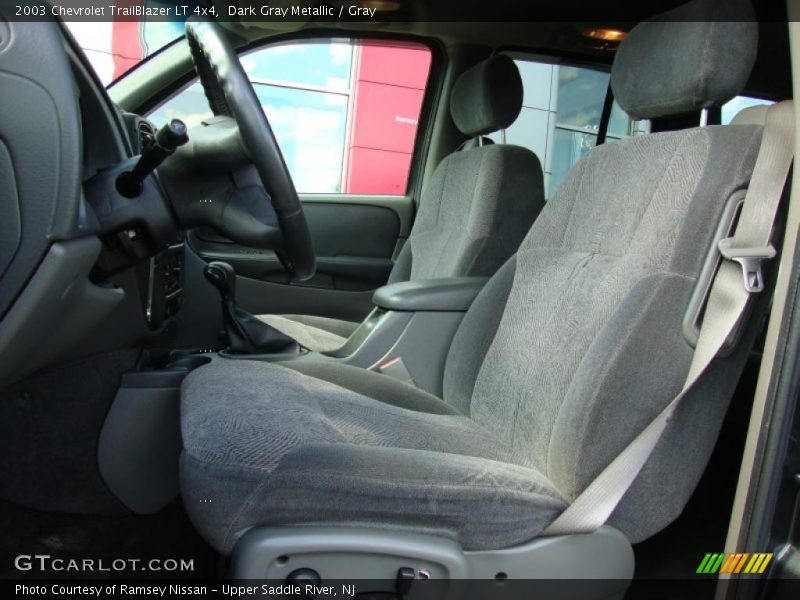 Dark Gray Metallic / Gray 2003 Chevrolet TrailBlazer LT 4x4
