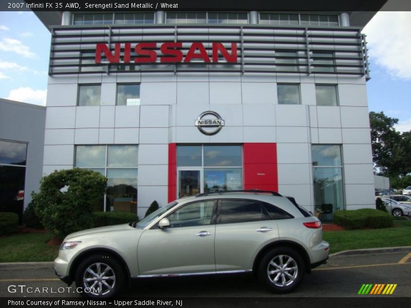 Serengeti Sand Metallic / Wheat 2007 Infiniti FX 35 AWD