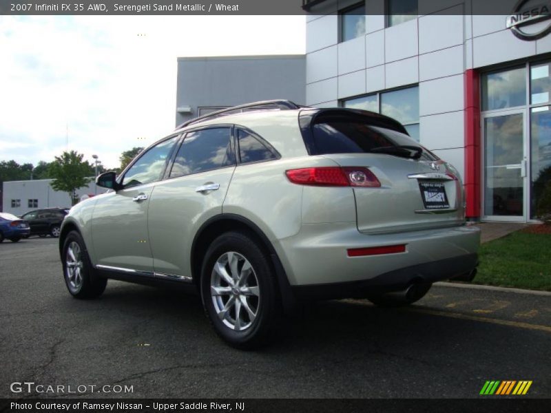 Serengeti Sand Metallic / Wheat 2007 Infiniti FX 35 AWD