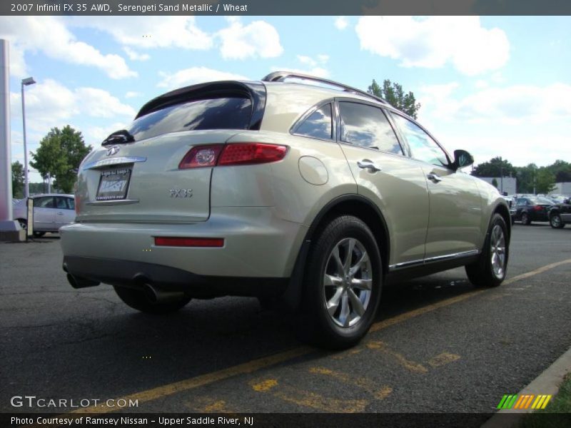 Serengeti Sand Metallic / Wheat 2007 Infiniti FX 35 AWD