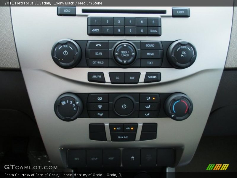 Ebony Black / Medium Stone 2011 Ford Focus SE Sedan