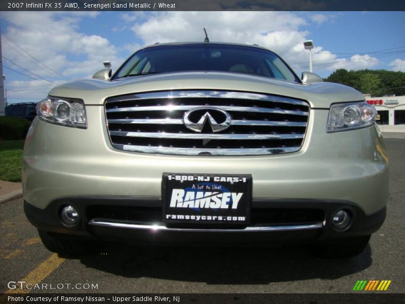 Serengeti Sand Metallic / Wheat 2007 Infiniti FX 35 AWD