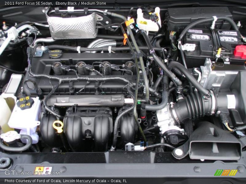 Ebony Black / Medium Stone 2011 Ford Focus SE Sedan