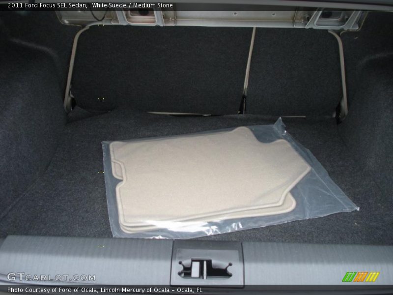 White Suede / Medium Stone 2011 Ford Focus SEL Sedan