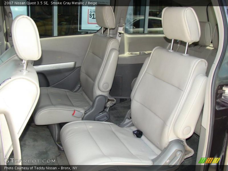 Smoke Gray Metallic / Beige 2007 Nissan Quest 3.5 SE