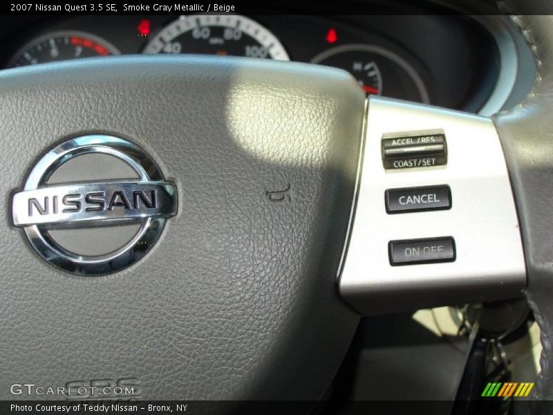 Smoke Gray Metallic / Beige 2007 Nissan Quest 3.5 SE