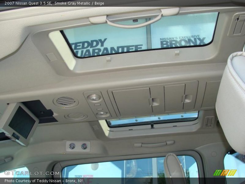 Smoke Gray Metallic / Beige 2007 Nissan Quest 3.5 SE