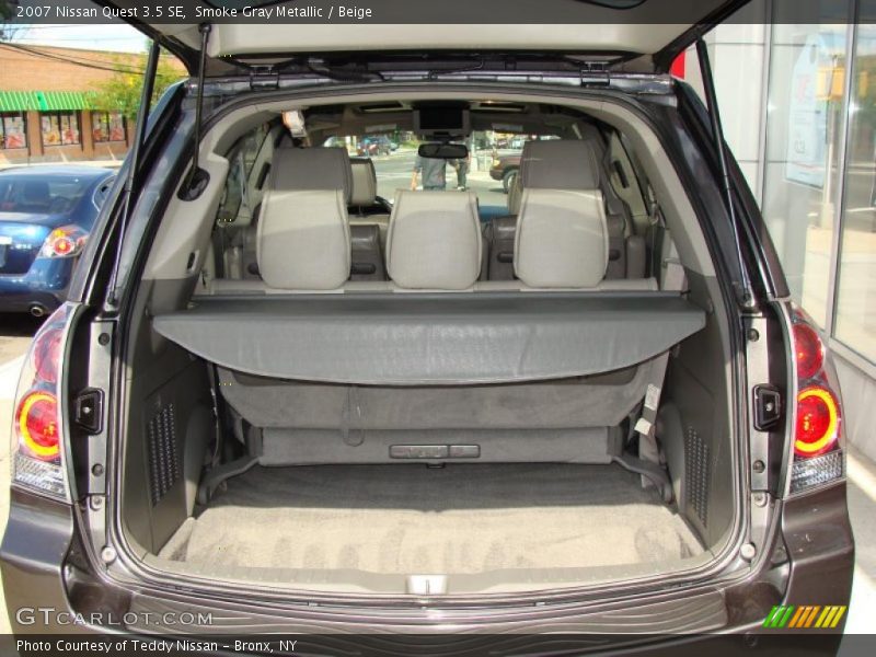 Smoke Gray Metallic / Beige 2007 Nissan Quest 3.5 SE