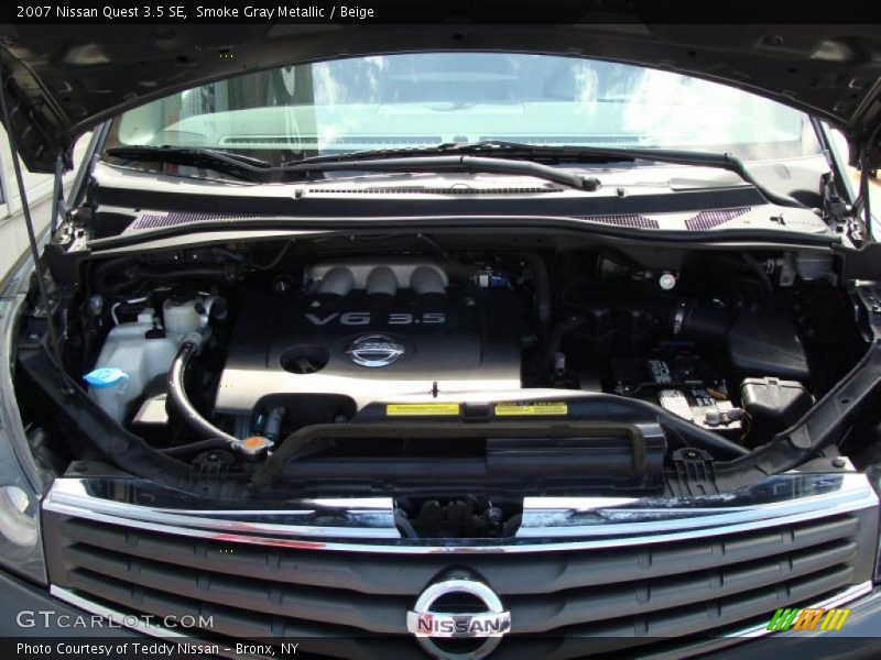 Smoke Gray Metallic / Beige 2007 Nissan Quest 3.5 SE