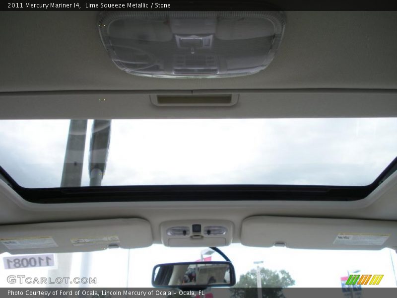 Lime Squeeze Metallic / Stone 2011 Mercury Mariner I4