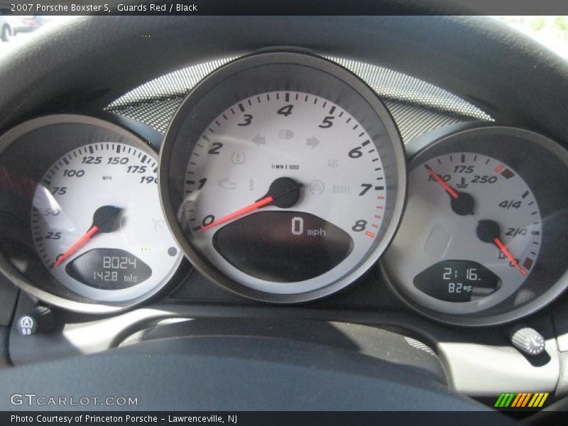 Guards Red / Black 2007 Porsche Boxster S