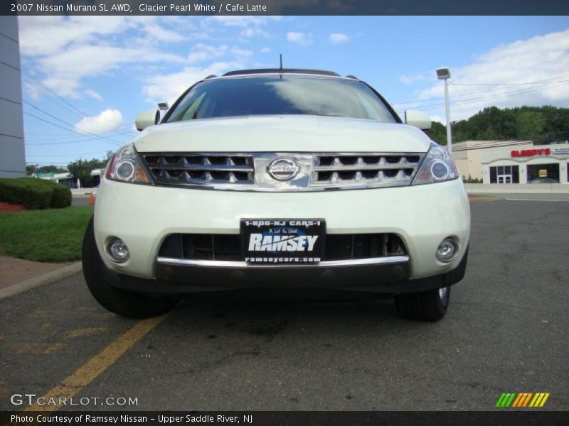 Glacier Pearl White / Cafe Latte 2007 Nissan Murano SL AWD