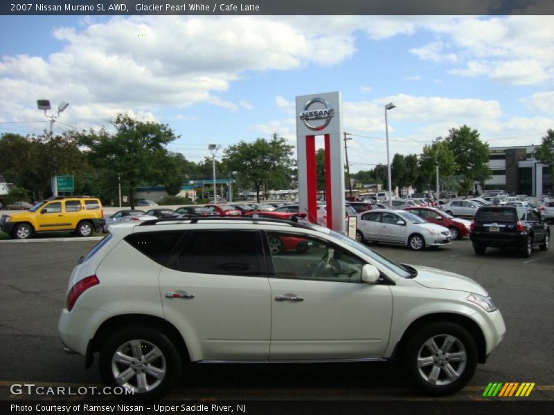 Glacier Pearl White / Cafe Latte 2007 Nissan Murano SL AWD