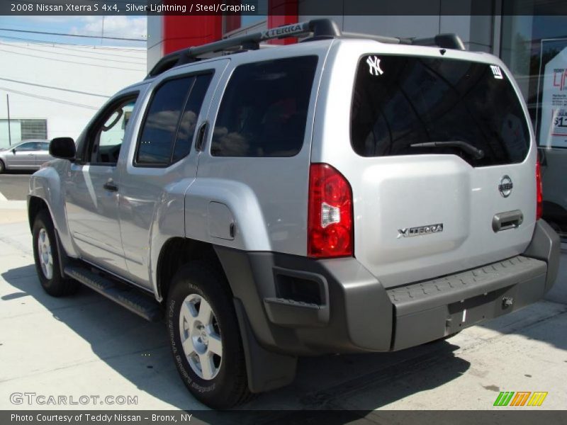 Silver Lightning / Steel/Graphite 2008 Nissan Xterra S 4x4