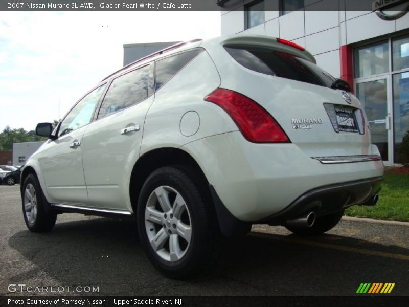 Glacier Pearl White / Cafe Latte 2007 Nissan Murano SL AWD