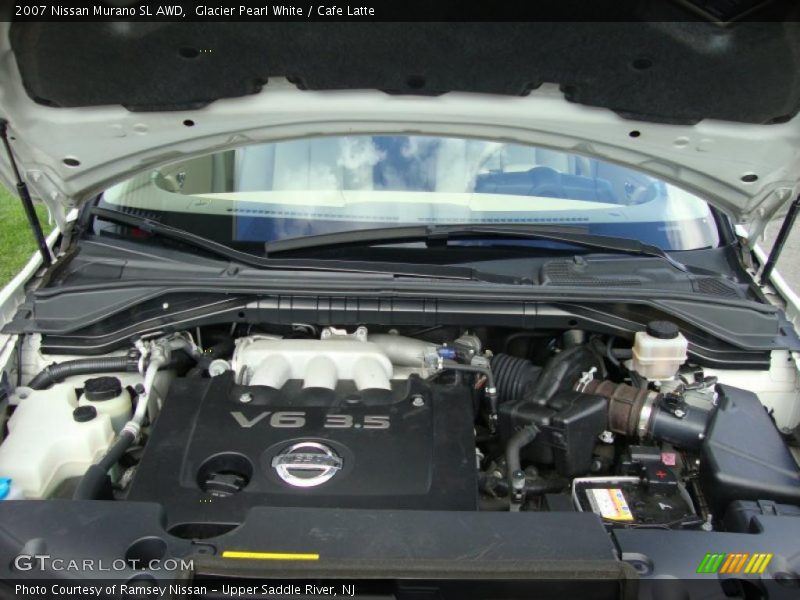 Glacier Pearl White / Cafe Latte 2007 Nissan Murano SL AWD