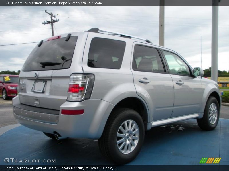 Ingot Silver Metallic / Stone 2011 Mercury Mariner Premier