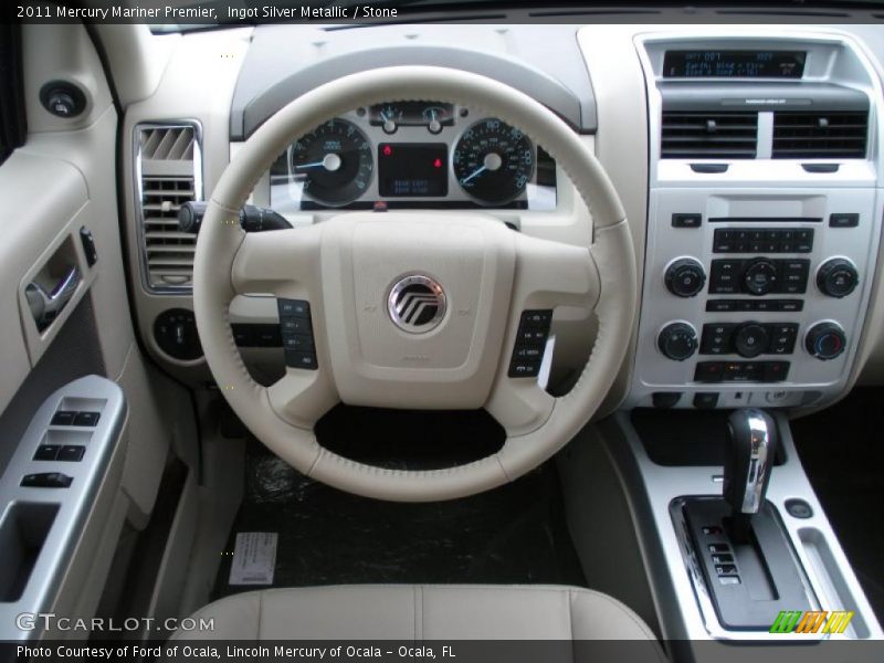 Ingot Silver Metallic / Stone 2011 Mercury Mariner Premier