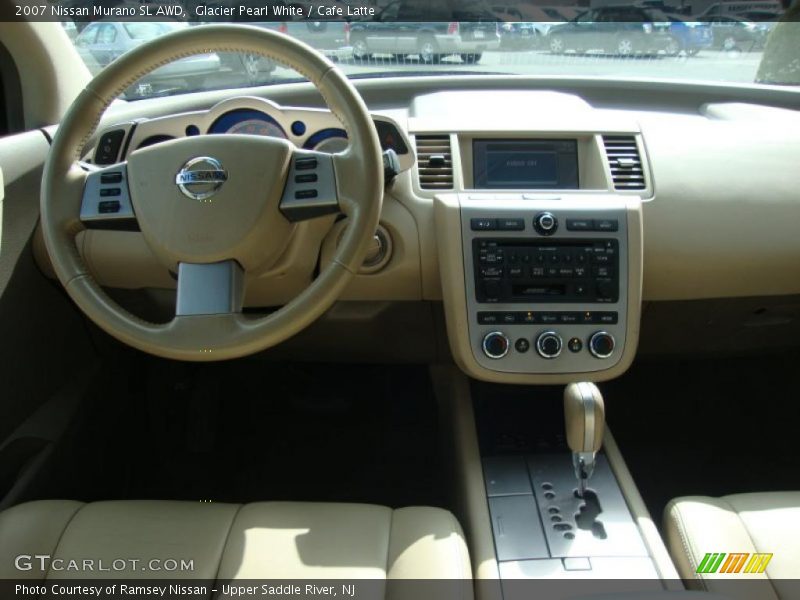 Glacier Pearl White / Cafe Latte 2007 Nissan Murano SL AWD