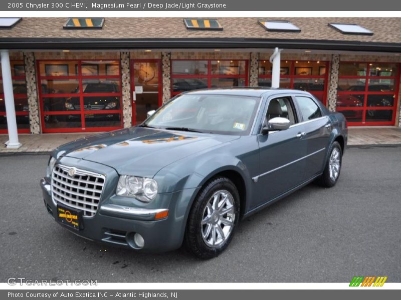 Magnesium Pearl / Deep Jade/Light Graystone 2005 Chrysler 300 C HEMI