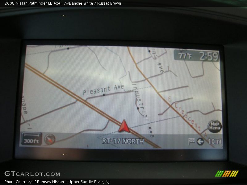 Avalanche White / Russet Brown 2008 Nissan Pathfinder LE 4x4