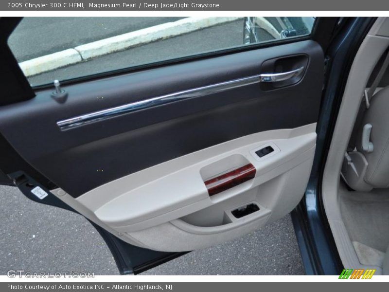Magnesium Pearl / Deep Jade/Light Graystone 2005 Chrysler 300 C HEMI
