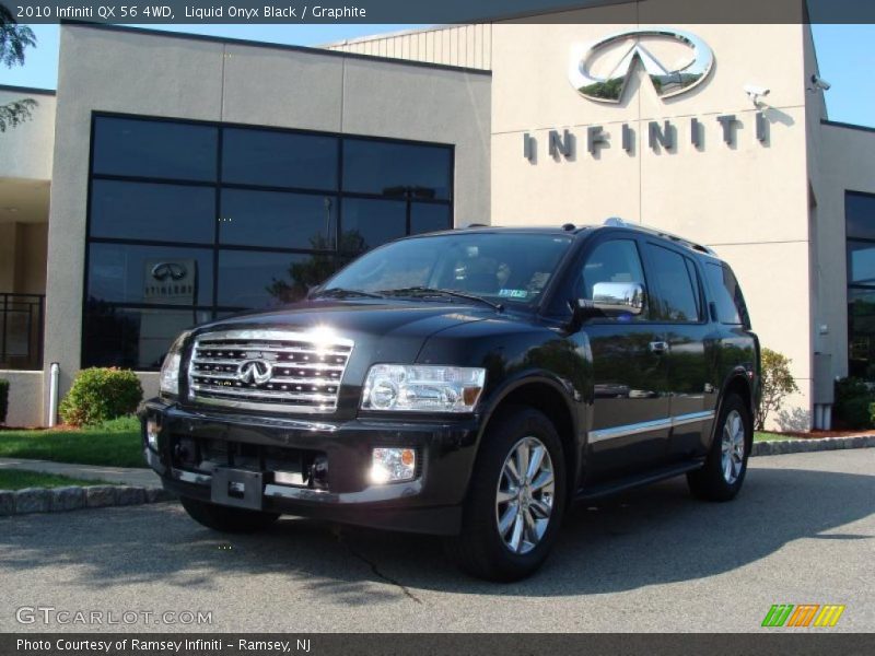 Liquid Onyx Black / Graphite 2010 Infiniti QX 56 4WD
