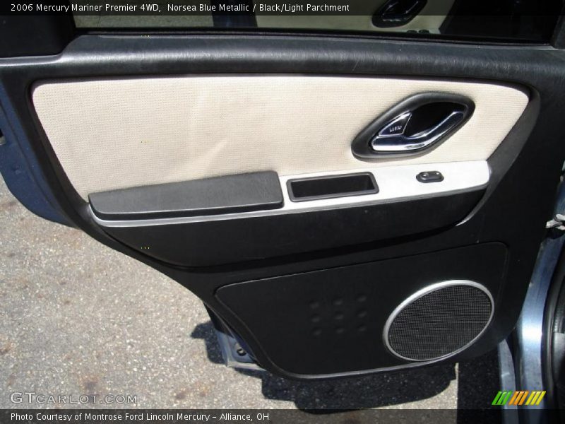 Norsea Blue Metallic / Black/Light Parchment 2006 Mercury Mariner Premier 4WD