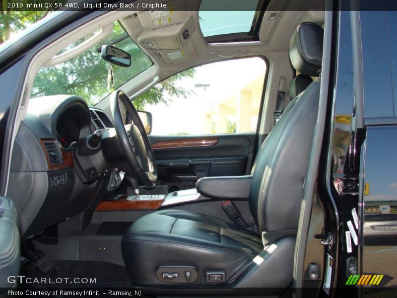 Liquid Onyx Black / Graphite 2010 Infiniti QX 56 4WD