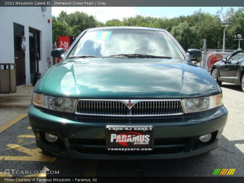 Sherwood Green Pearl / Gray 2001 Mitsubishi Galant ES