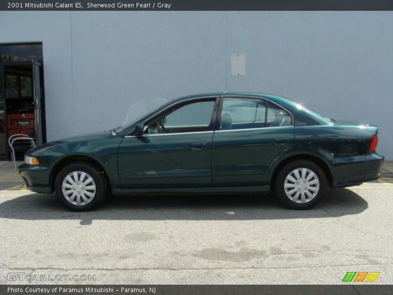 Sherwood Green Pearl / Gray 2001 Mitsubishi Galant ES
