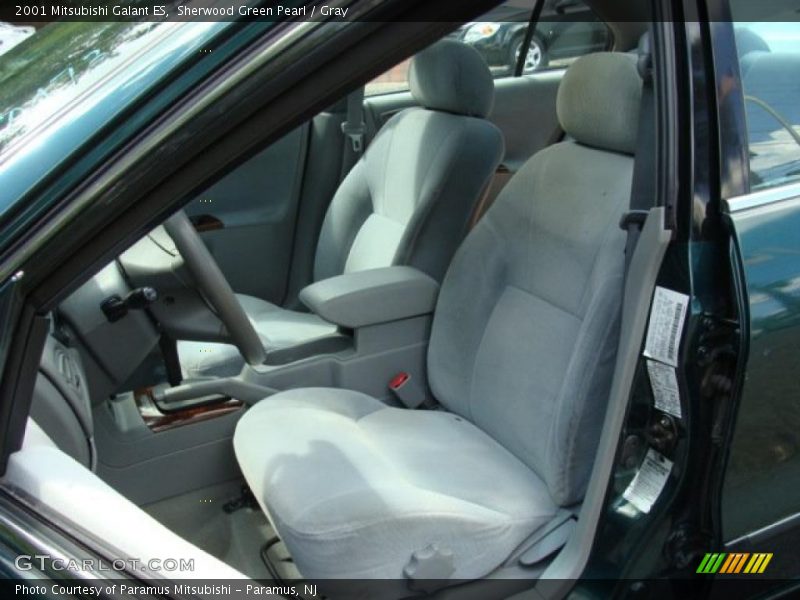 Sherwood Green Pearl / Gray 2001 Mitsubishi Galant ES